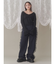 チュールフリルデニムパンツ