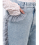 チュールフリルデニムパンツ