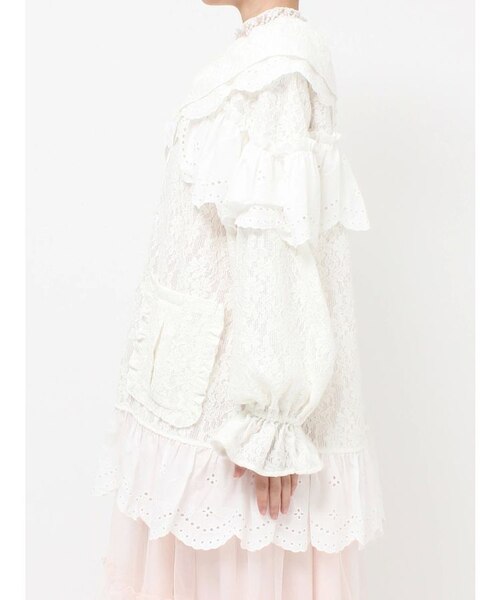 メリージェニー レースジャケット フリルフリルレースジャケット｜メリージェニーの通販｜&mall（アンド