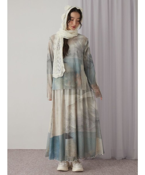 dreamingメッシュフレアスカート｜メリージェニーの通販｜&mall