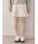 lulu dotプリーツミニスカート