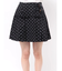 lulu dotプリーツミニスカート
