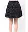 lulu dotプリーツミニスカート