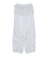 サテンフリルワイドパンツ