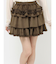 フリルベロアミニスカート