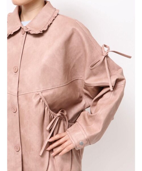 ギャザーリボンジャケット｜メリージェニーの通販｜&mall（アンド