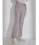 ローウエストribbonベルトパンツ