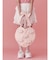 【メロクロコラボ】My Melody heart tote bag(PINK)