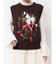 bouquet sweater vest
