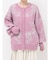 ribbon jacquard knit cardigan