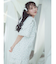 【松本かれん コラボ】お花のコットンパフミニスカート