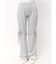 レースカットフリルリブパンツ