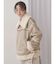 クリームボアムートンブルゾン