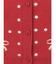 ribbon dotパフスリーブニットカーディガン