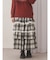 ティアードティアードチェックスカート