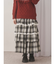 ティアードティアードチェックスカート