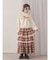 ティアードティアードチェックスカート