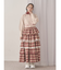 ティアードティアードチェックスカート