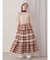 ティアードティアードチェックスカート