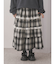 ティアードティアードチェックスカート