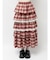 ティアードティアードチェックスカート