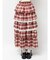 ティアードティアードチェックスカート