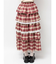 ティアードティアードチェックスカート