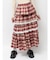 ティアードティアードチェックスカート