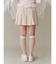 flowerリボンプリーツミニスカート
