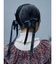frillリブタートルニット