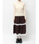 frillリブタートルニットtops