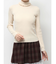 frillリブタートルニットtops
