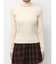 frillリブタートルニットtops