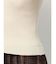 frillリブタートルニットtops