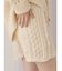 frill knit shortpants