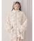 Fluffy Tulip Boa Blouson
