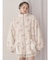 Fluffy Tulip Boa Blouson
