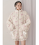 Fluffy Tulip Boa Blouson
