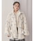 Fluffy Tulip Boa Blouson