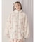 Fluffy Tulip Boa Blouson