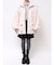 Fluffy Tulip Boa Blouson