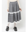 タックフリルミディスカート