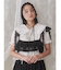 RIBBON cotton bonnet