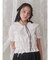 RIBBON cotton bonnet
