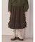 コーデュロイフリルタックスカート