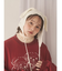animal lace knit cap