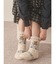 もこもこbear knit socks