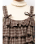チェックホイップクリームミニワンピース