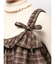 チェックホイップクリームミニワンピース