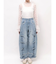 バレルレッグリボンデニムパンツ